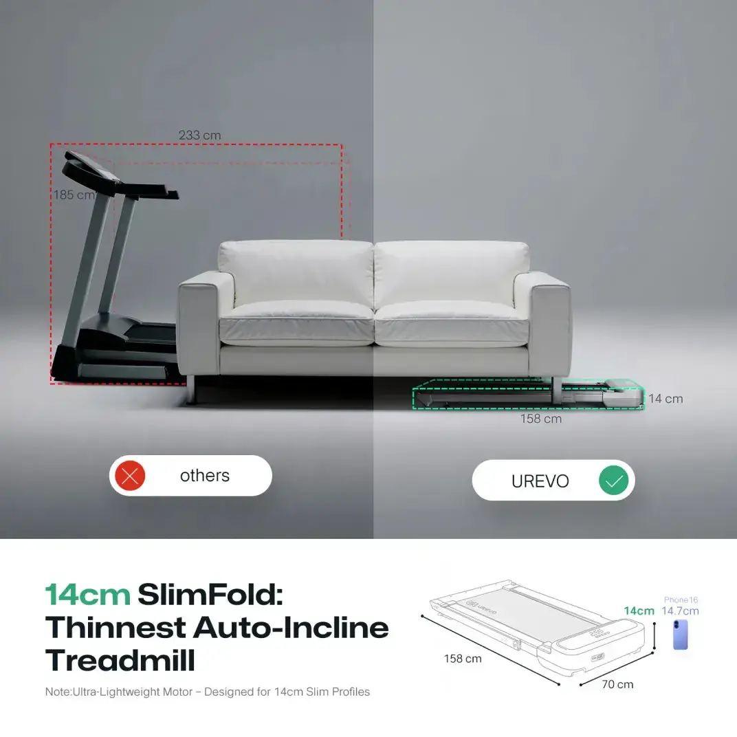 Беговая дорожка UREVO STROL 2S PRO Photo 14