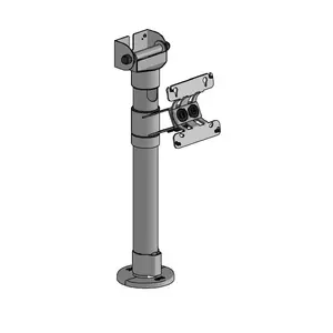 Pole mount by ergonomic solutions — 400 mm pole with top mount (HMSHOST-INT4-02)