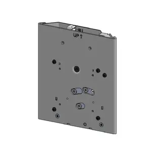Monitor pole mount ergonomic solutions pacePole POSlift VESA 75/100 — vertical pole stand with VESA 75/100 compatibility