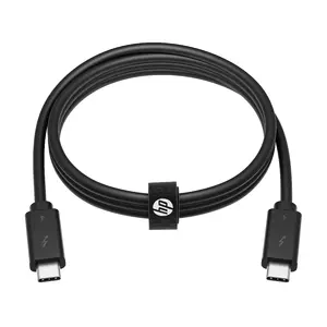 USB-C Thunderbolt 4 Cable HP 240W — HP 240W Thunderbolt 4 Cable (44.7 g, FSC-certified packaging)