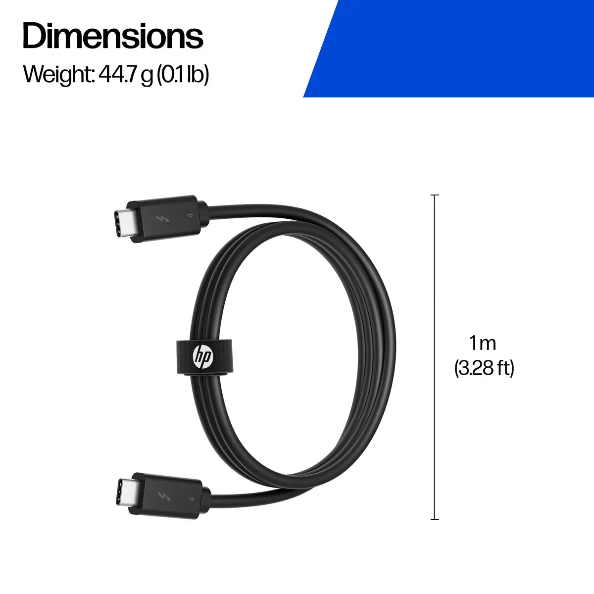 HP Thunderbolt 4 Cable 240W Photo 3
