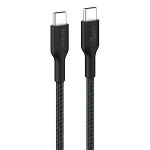USB-C to USB-C cable Belkin BoostCharge Pro 3 m — USB C to USB C, black