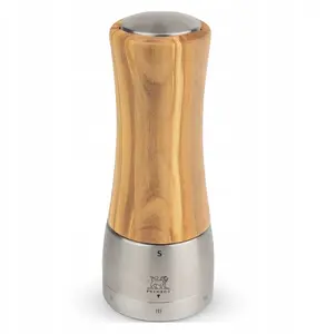 Salt mill PEUGEOT Madras Z, uSelect adjustable grind, olive wood, 16 cm