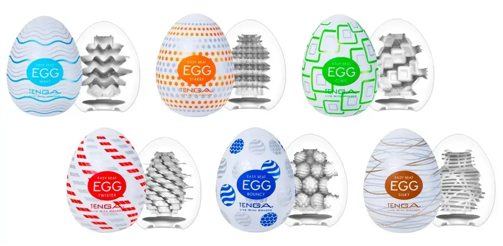 TENGA Egg Variety x6 Standard — одноразовые насадки Photo 3