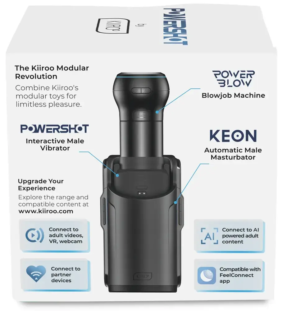 Мастурбатор Kiiroo PowerShot — интерактивный стимулятор Photo 10