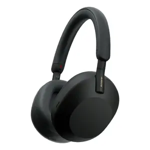 Overhead noise-cancelling wireless headphones Sony WH-1000XM5, Bluetooth, 30 h battery, built-in mic, black