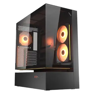 PC Case Cougar CFV235 Midi Tower Black — 235×493×460 mm, supports 2.5"/3.5" HDD, fans: 2×120 mm (side) + 1×120 mm (rear)