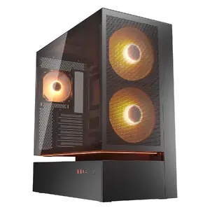 PC Case Cougar CFV235 Mesh Midi Tower Black — 235×493×460 mm, supports 2.5"/3.5" HDD, front 2×160 mm, rear 1×120 mm
