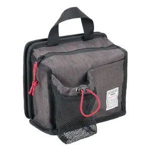 Handbag/shoulder trolley bag TROIKA BBG67/GY — Polyester, Black/Grey, 200×50×175 mm, Zipper
