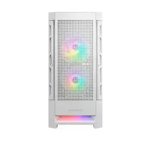 PC Case Cougar COUGAR Airface RGB Midi Tower White — 230×386×491 mm, supports 3x120/140 mm front, 1x120 mm rear, 2.5/3.5" drives