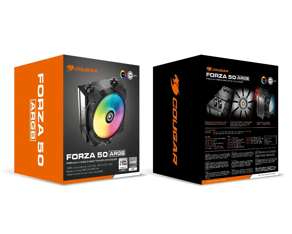 Воздушный кулер Cougar Forza 50 ARGB Photo 6