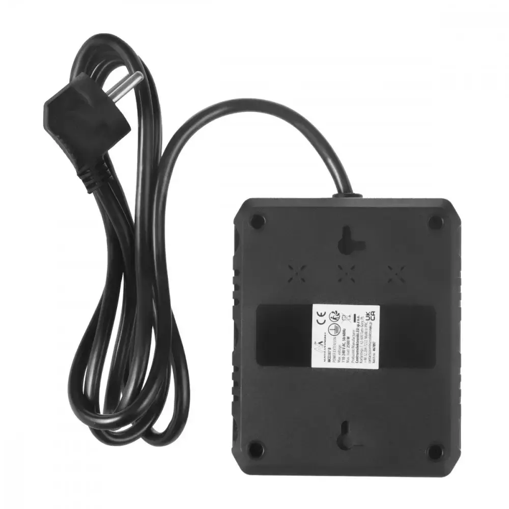 Удлинитель MACLEAN MCE387 B — 2 розетки, 3 USB Photo 10