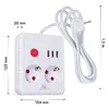 Сетевой удлинитель MACLEAN MCE387 W — 2 розетки, 3×USB Photo 6