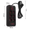 Удлинитель MACLEAN MCE389 B — 6 розеток, 4 USB + USB‑C Photo 6