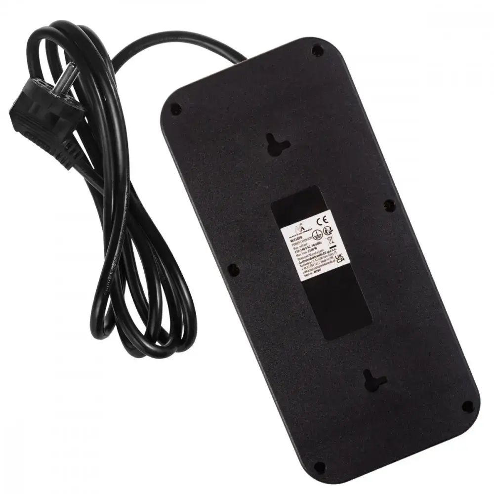 Удлинитель MACLEAN MCE389 B — 6 розеток, 4 USB + USB‑C Photo 10