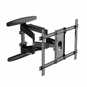 Wall mount ART AR-98 for 40–75" screens, steel, tilt 45°, swivel 160°, VESA up to 600×400, load 45 kg