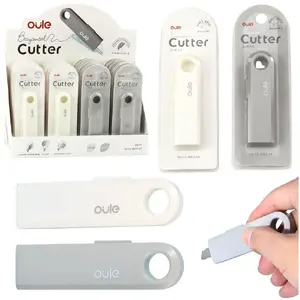 Compact Retractable Utility Knife Lean Mini for Paper and Foil, model 14356