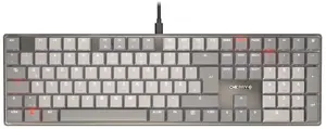 Механическая клавиатура CHERRY KC 500 MX LP проводная USB полноразмерная 100% QWERTY US English черная с подсветкой и цифровым блоком