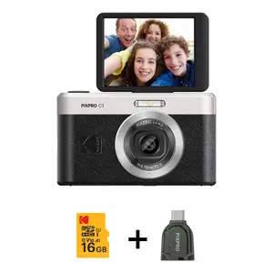 Compact camera Kodak PIXPRO C1 — 13 MP, 1/3" CMOS, 4160×3120, Full HD 1080p, 2.8" display, 4x digital zoom, black