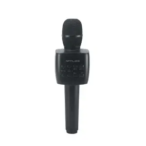 Rokas bezvadu Bluetooth karaoke mikrofons muse M-508 KA — uzlādējams, skaļuma un eho vadība