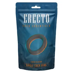Cock ring Erecto Single — silicone single-ring, one-size, inner Ø 2.6 cm, outer Ø 4 cm, thickness 1.1 cm