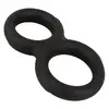 Erecto Double Cock Ring — двойное силиконовое кольцо Photo 2