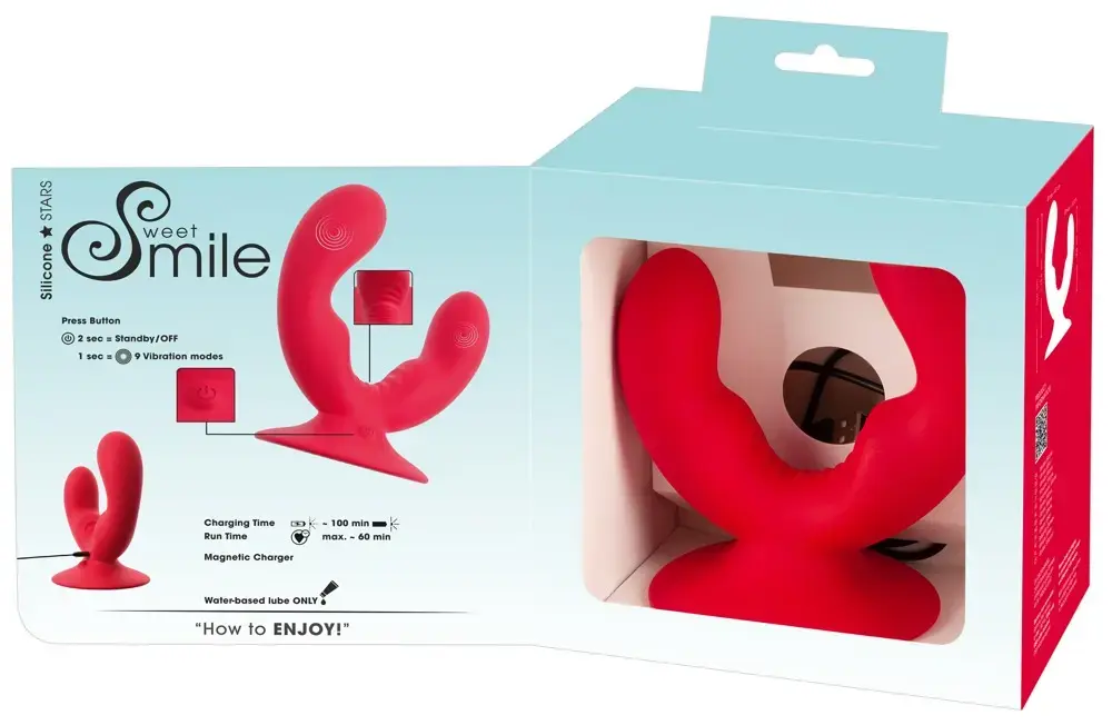 Sweet Smile Dual — двойной силиконовый вибратор Photo 16