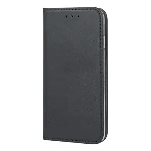 Protective magnetic case Smart for Motorola Moto G55 — black, magnetic attachment, slim cover