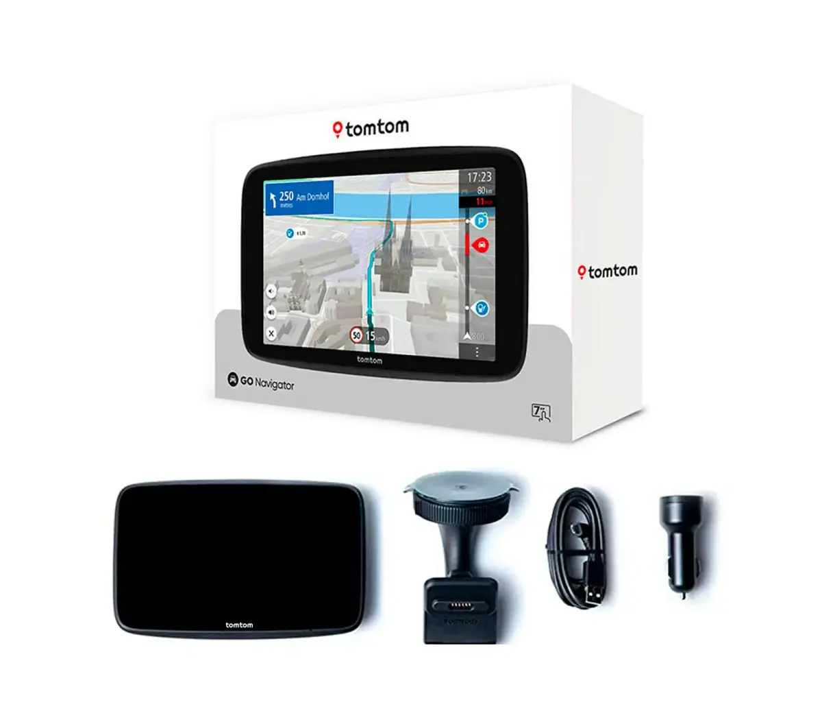 TOMTOM GO portatīvs/fiksēts GPS 7" Photo 8