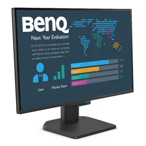 Monitor BenQ 23.8” 1080p FHD Business, 1920×1080, IPS, 5 ms, 250 cd/m², VESA, speakers, matt black