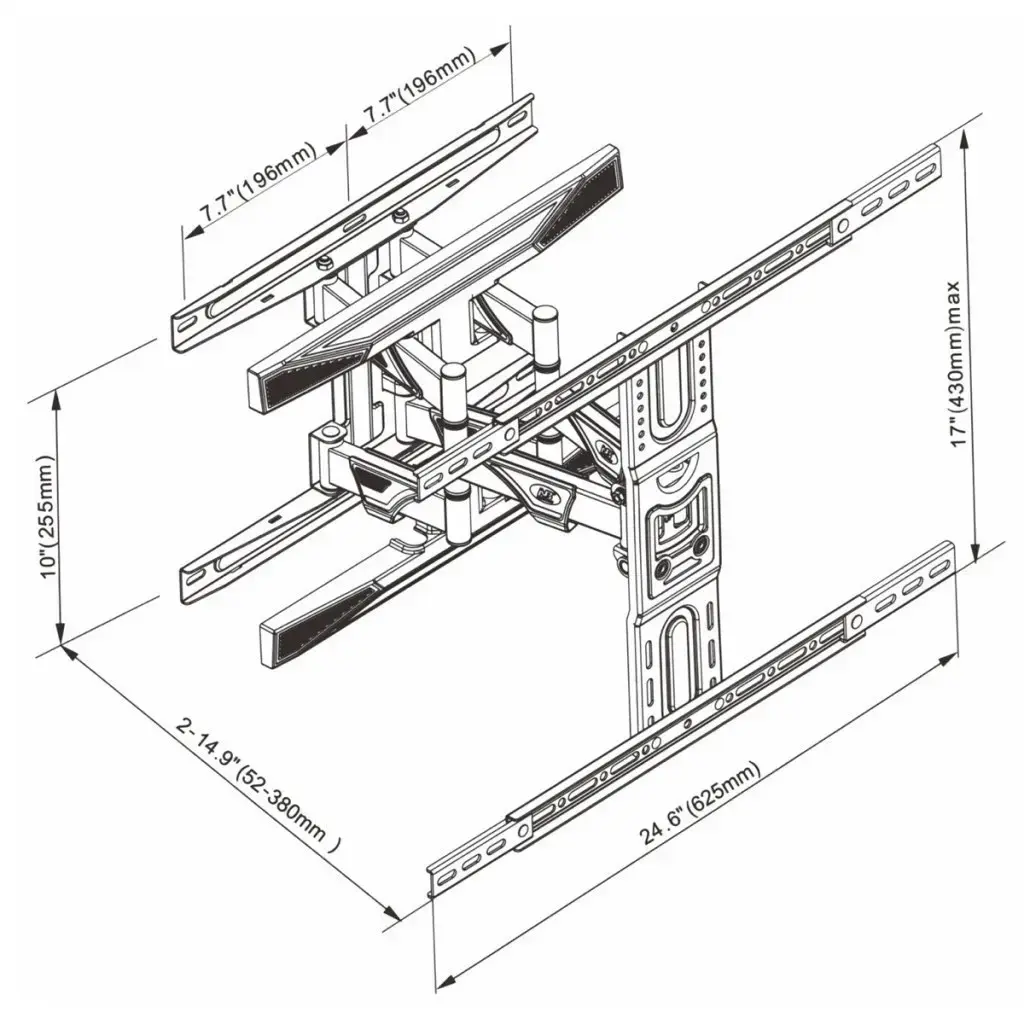ART TV wall mount for LCD/LED 40–75" RAMT AR-99 Photo 6