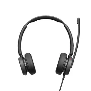 Vadu austiņas EPOS IMPACT 400 MS UC ANC USB-C+A — supraaurālās, 20–20000 Hz, kabelis 2 m, 129 g, melnas