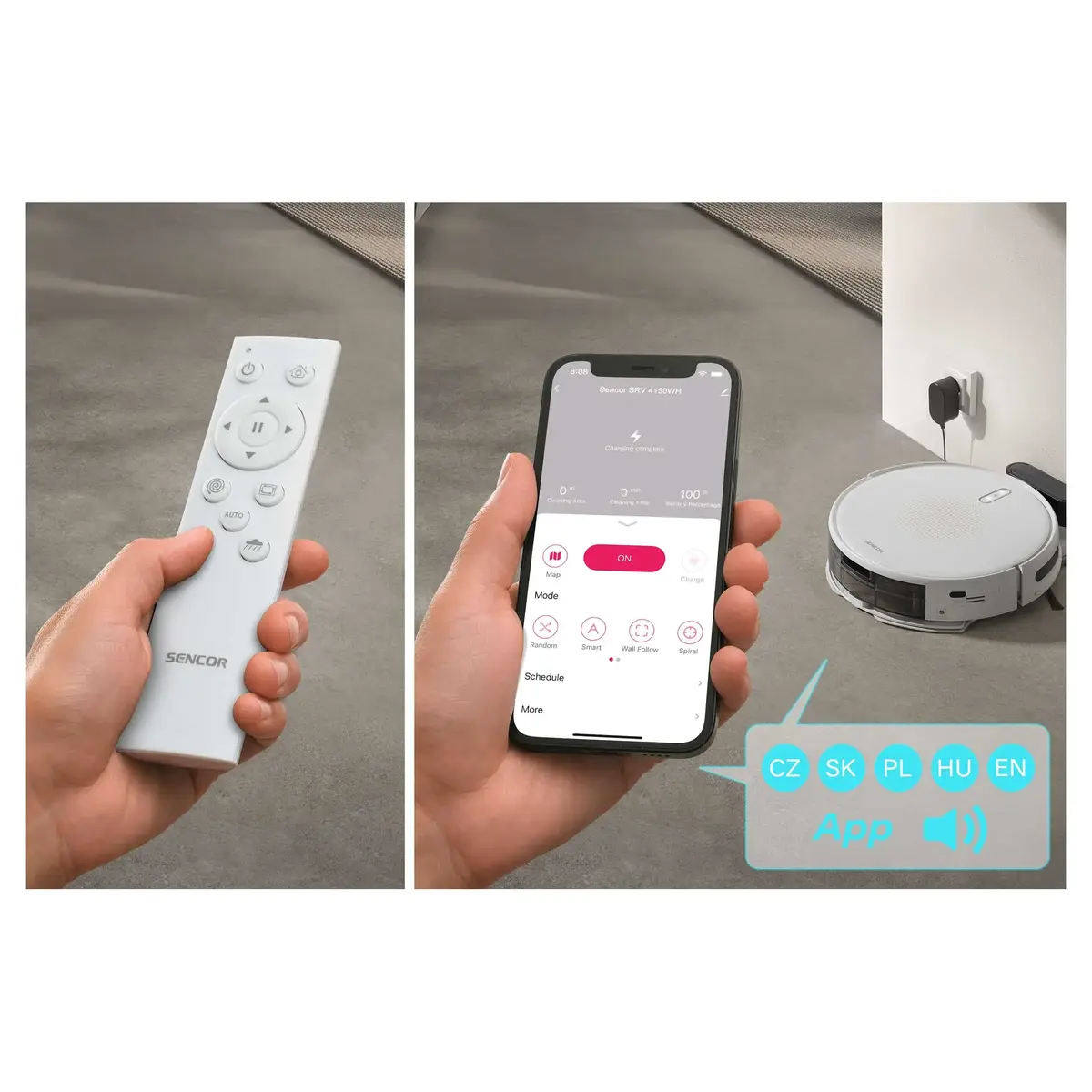 SENCOR SRV4150WH robotic vacuum cleaner Photo 9
