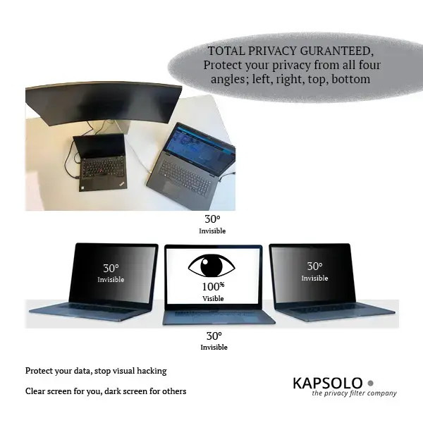 Kapsolo Privacy Screen 4-Way Adhesive for iPhone 13 mini Photo 6