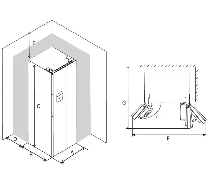 Холодильник Kluge KCSN577LD French-door Photo 7