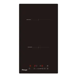 Iebūvējama indukcijas plīts Kluge KPI3002B — 4 zonas, slīdēšanas skārienvadība, Boost, 230V, melna