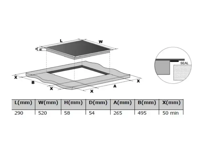 Kluge KPI3003BB built-in induction hob Photo 4