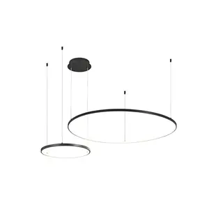 Piekaramā LED lampa DOMOLETTI SIBIU 2xRound 4000K BL, 2 apaļi režģi, neitrāli balta