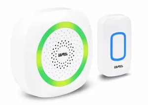 Doorbell ZAMEL DANCE II ST-420W white — wireless indoor chime unit