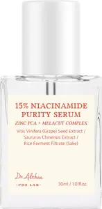 Facial serum Dr. Althea 15% Niacinamide Purity Serum — 15% niacinamide concentration, skin-repairing active, lightweight formula