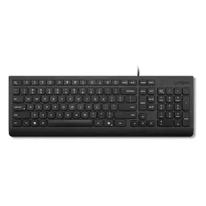 Wired Full-size USB Keyboard Lenovo 4Y41R64642 — Danish layout, 105 keys, black