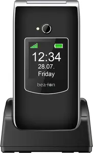 Раскладной телефон Beafon SL605 LTE Silver Line — Großtastenklapphandy, чёрный, поддержка LTE