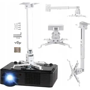 Projector Mount zenwire 4-in-1 white, ceiling/wall, for projectors up to 25 kg