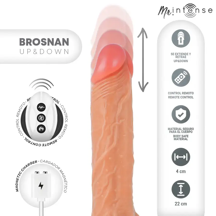 mr. intense remote-control realistic dildo 22 cm Photo 3