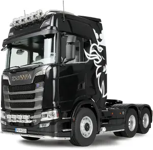 Radio vadāma kravas automašīna Amewi Scania 770 S Zugmaschine 6x6 1:14 RTR, melna