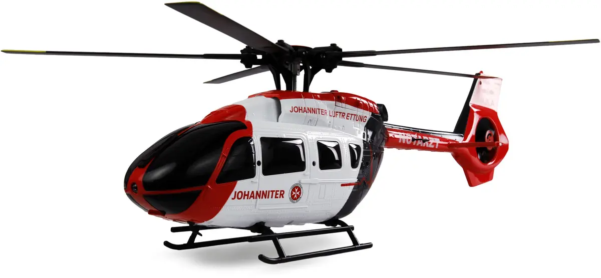 Radio vadāms helikopters Amewi Johanniter H145