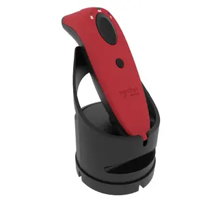 Handheld barcode reader Socket Mobile S720 — 1D/2D laser, Bluetooth, 10 m range, NiMH 2000 mAh, black/red