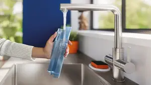 Экономия воды до 90 процентов по сравнению с ручной шваброй