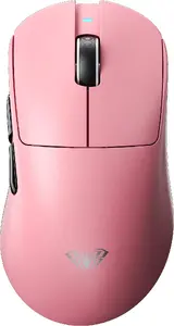 Vadu spēļu pele AULA SC900 Pro — rozā, optiskais sensors, programmējamas pogas, USB savienojums