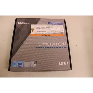 Motherboard MSI PRO H610M-G — LGA1700 socket, Intel processors, DDR5, SATA & M.2, 4x SATA (damaged packaging)